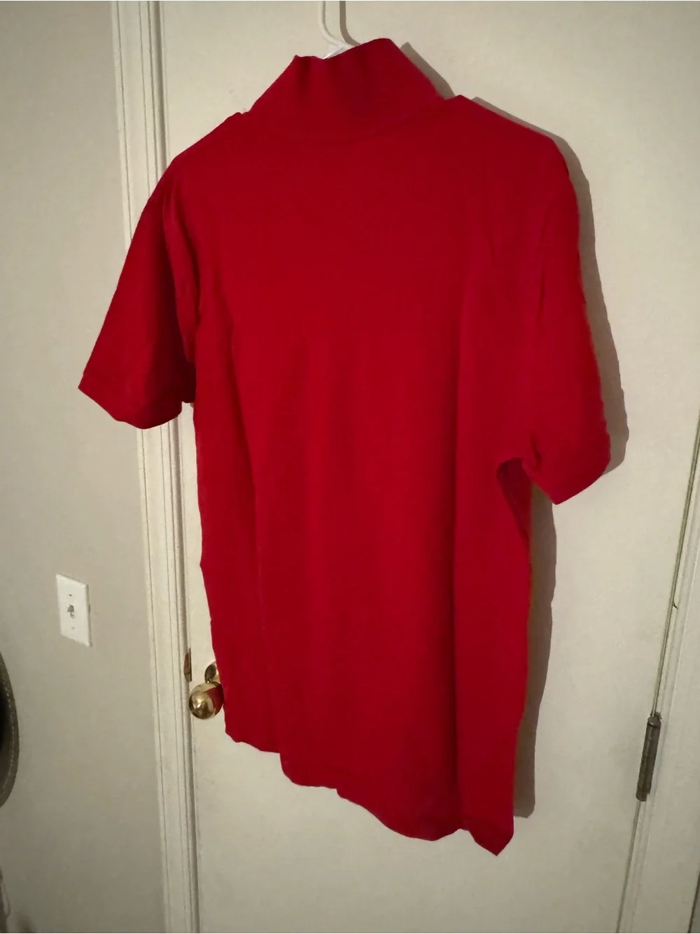 Ralph Lauren Red Short-Sleeve Polo with Navy Pony
